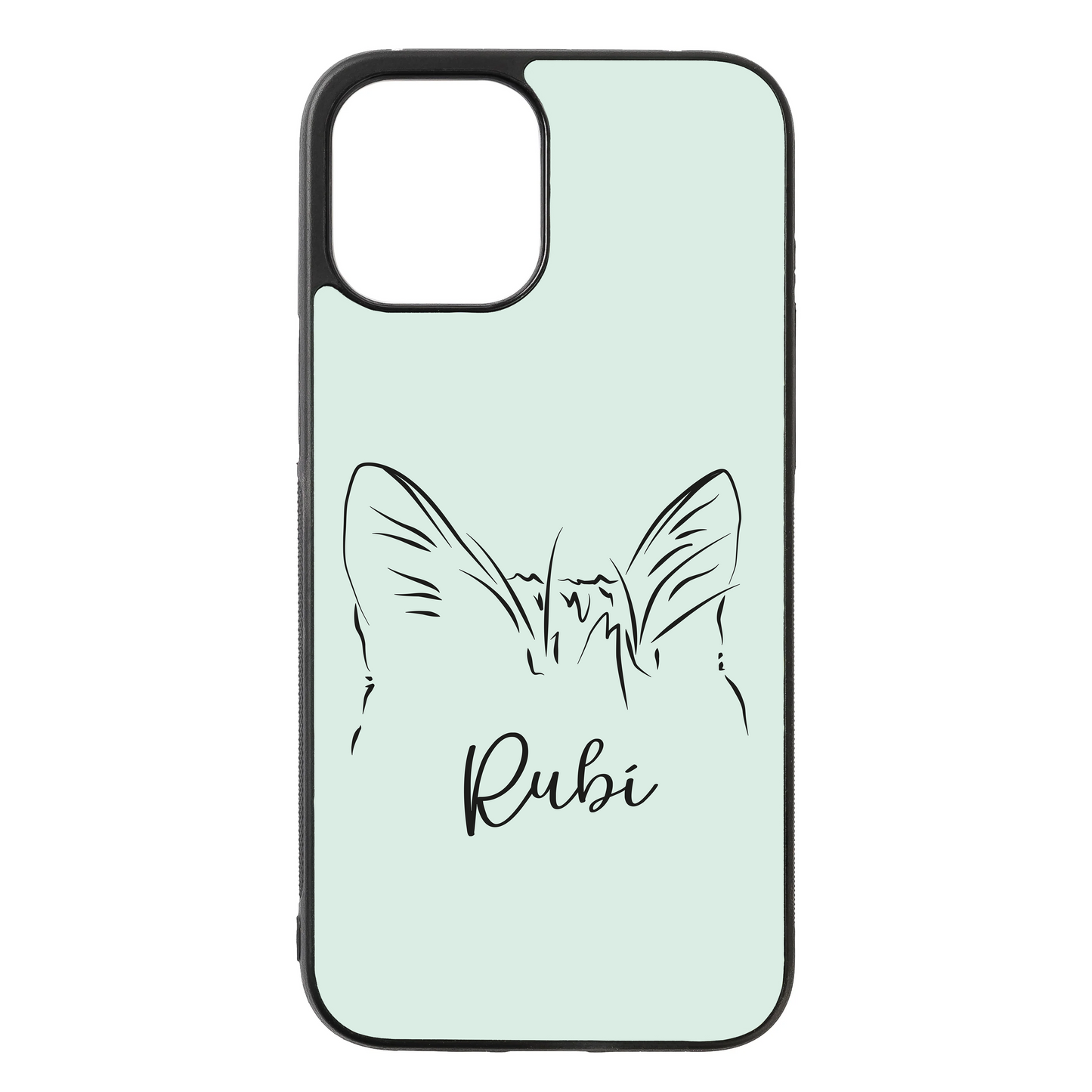 Carcasa Teléfono Personalizada Ilustración Minimalista Orejitas