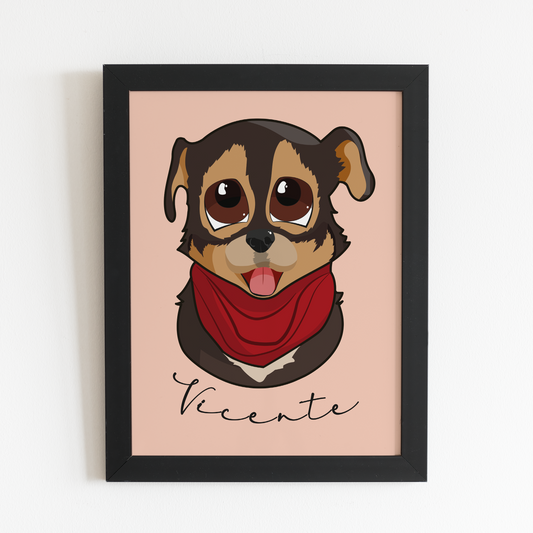 Cuadro Personalizado Estilo Caricatura