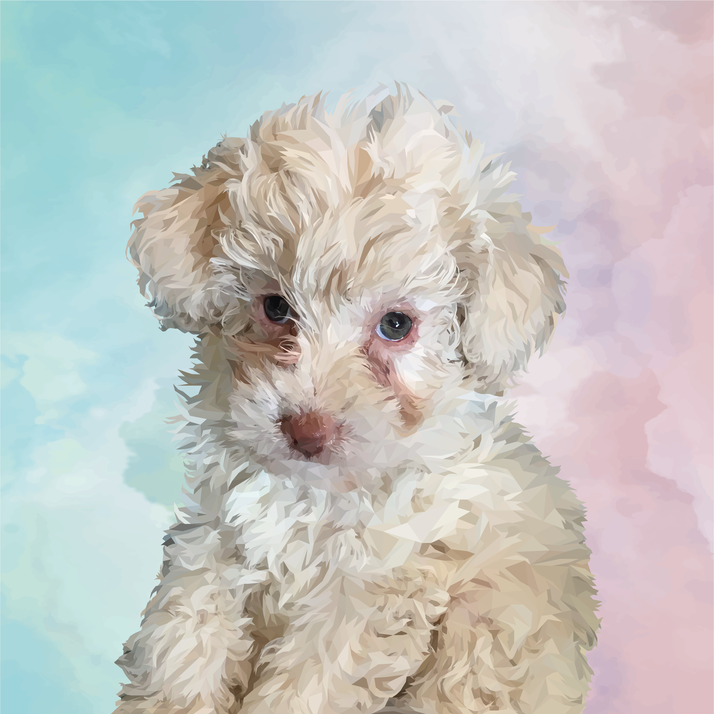 Ilustración Digital Busto High Poly