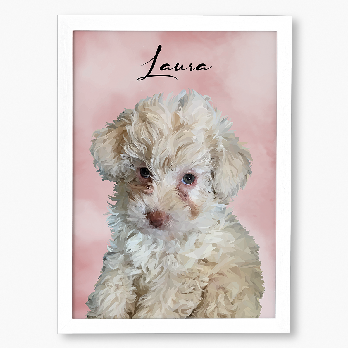 Cuadro Ilustración Busto High Poly