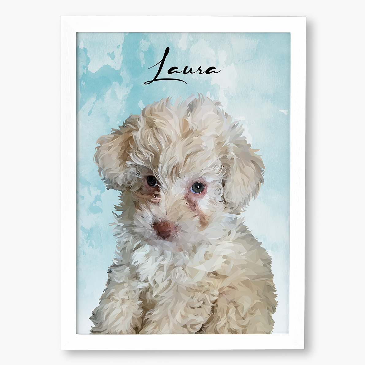 Cuadro Ilustración Busto High Poly