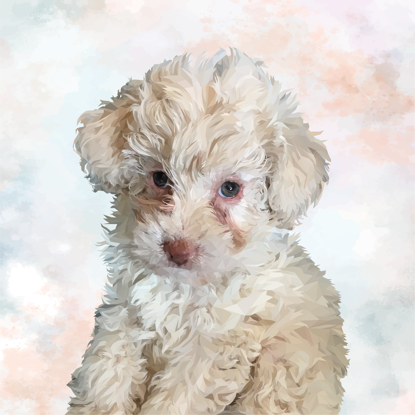 Ilustración Digital Busto High Poly