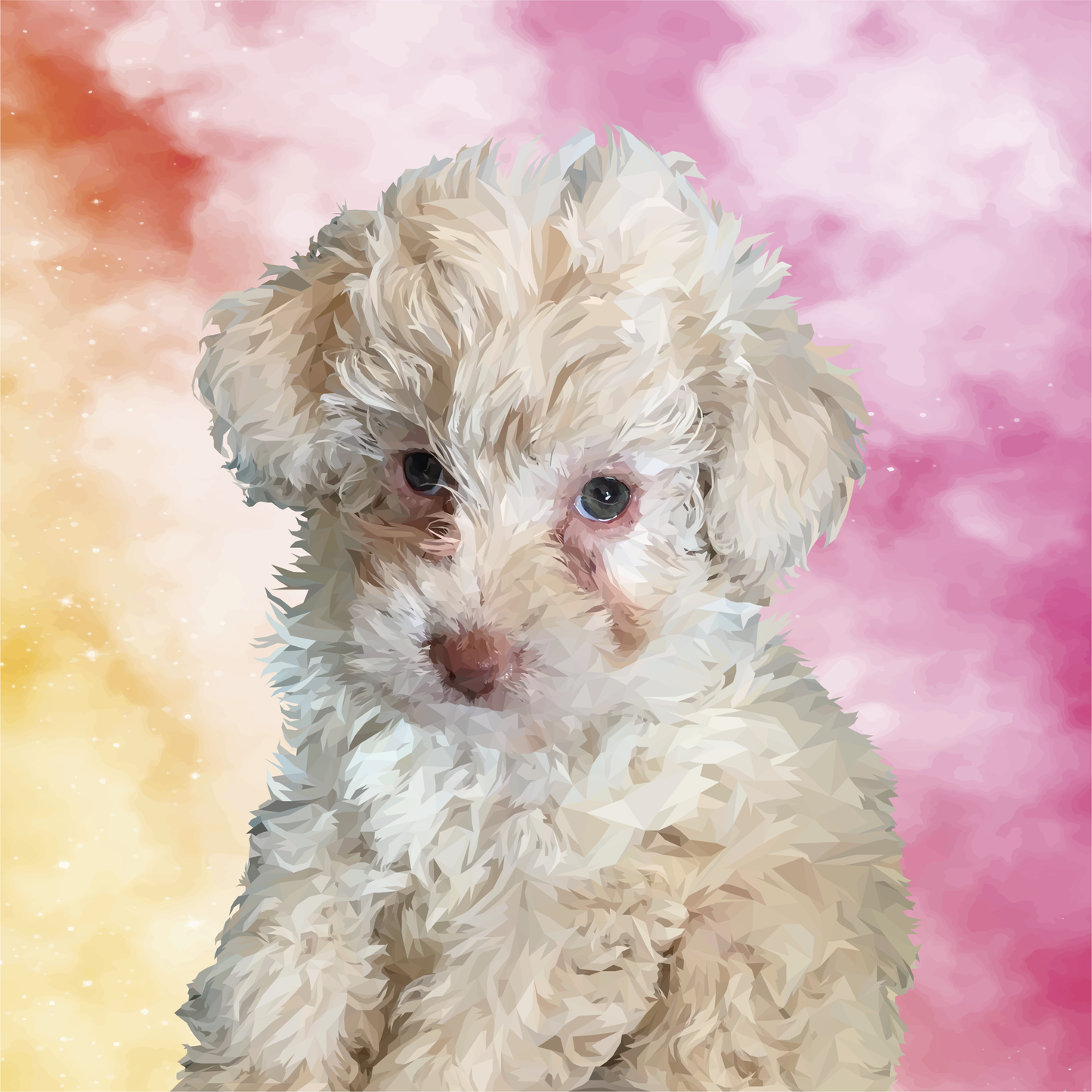 Ilustración Digital Busto High Poly