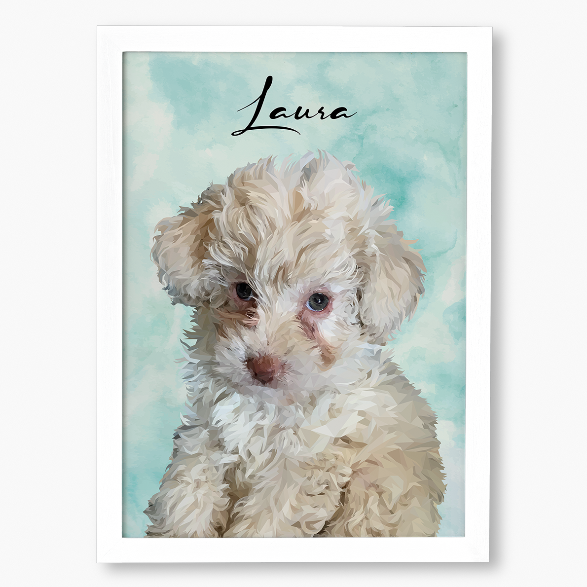 Cuadro Ilustración Busto High Poly