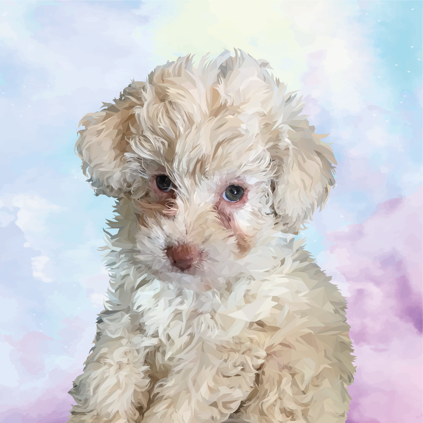 Ilustración Digital Busto High Poly