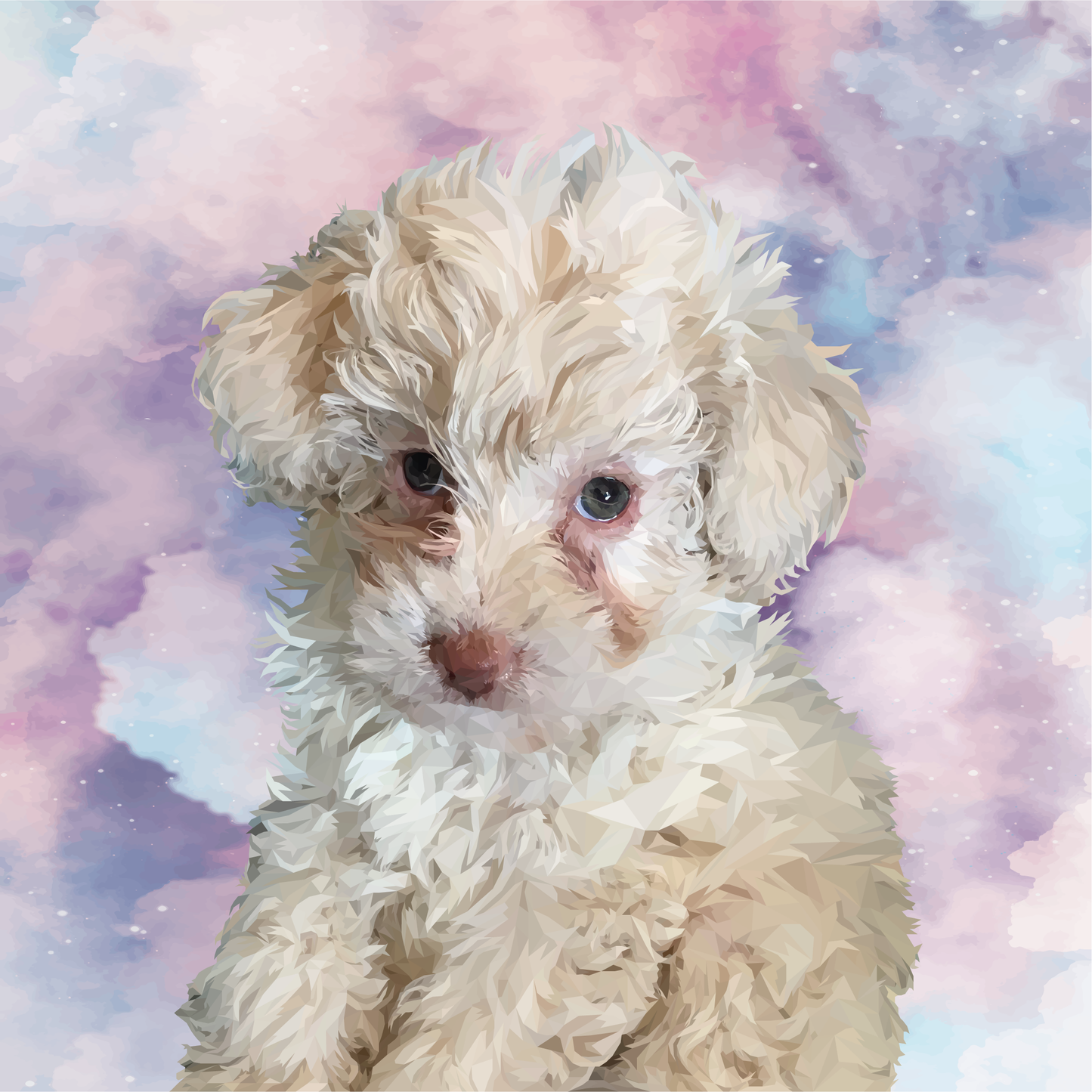 Ilustración Digital Busto High Poly