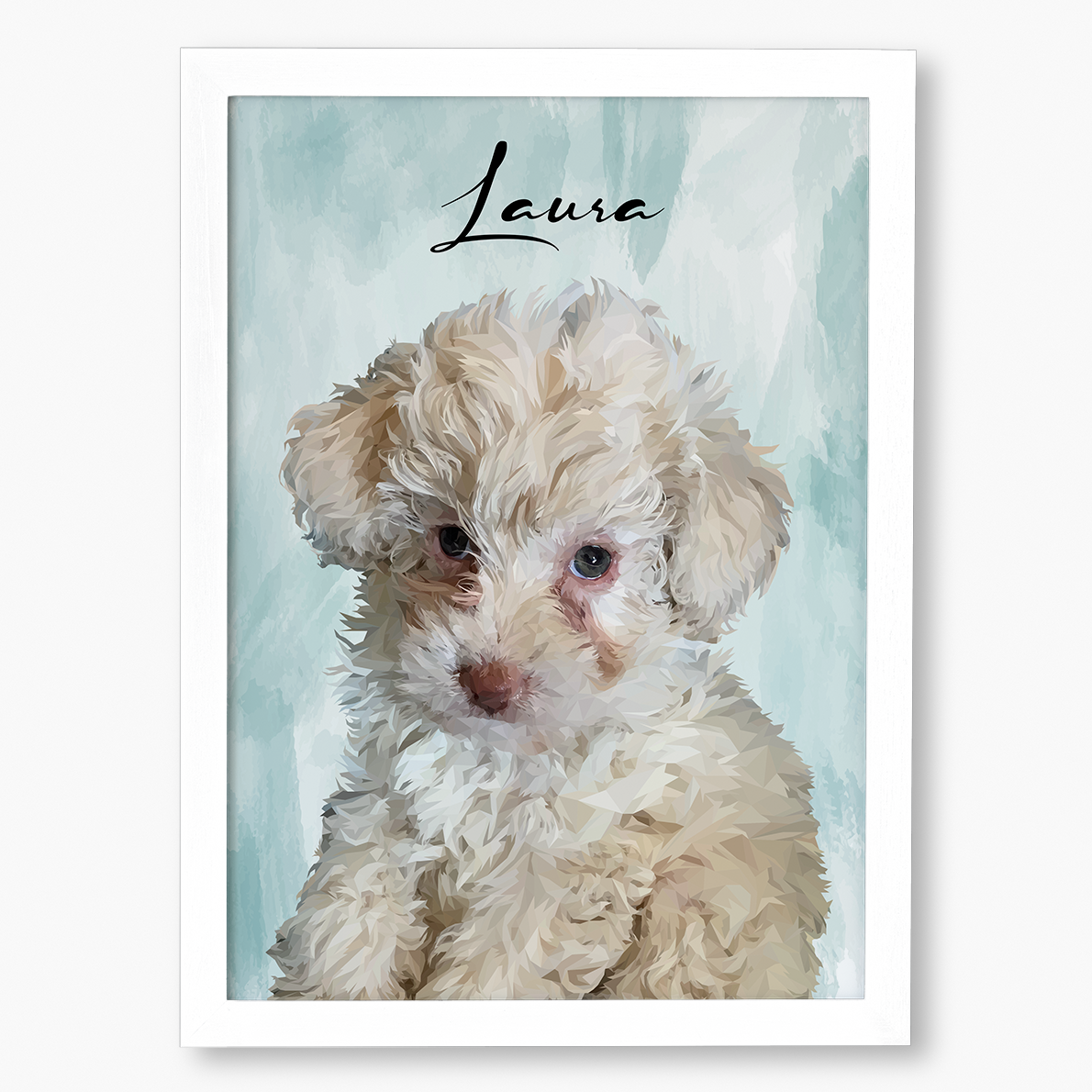 Cuadro Ilustración Busto High Poly