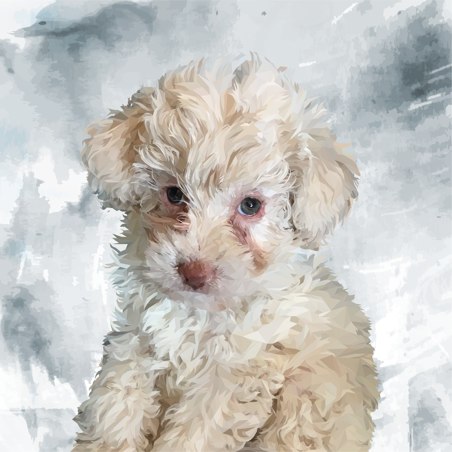 Ilustración Digital Busto High Poly