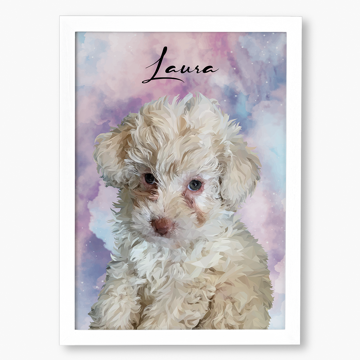 Cuadro Ilustración Busto High Poly