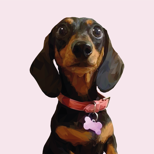 Ilustración Digital Busto Low Poly