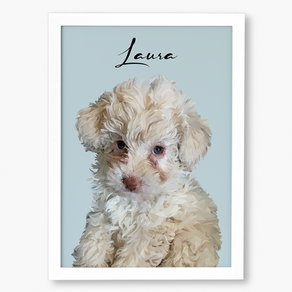 Cuadro Ilustración Busto High Poly