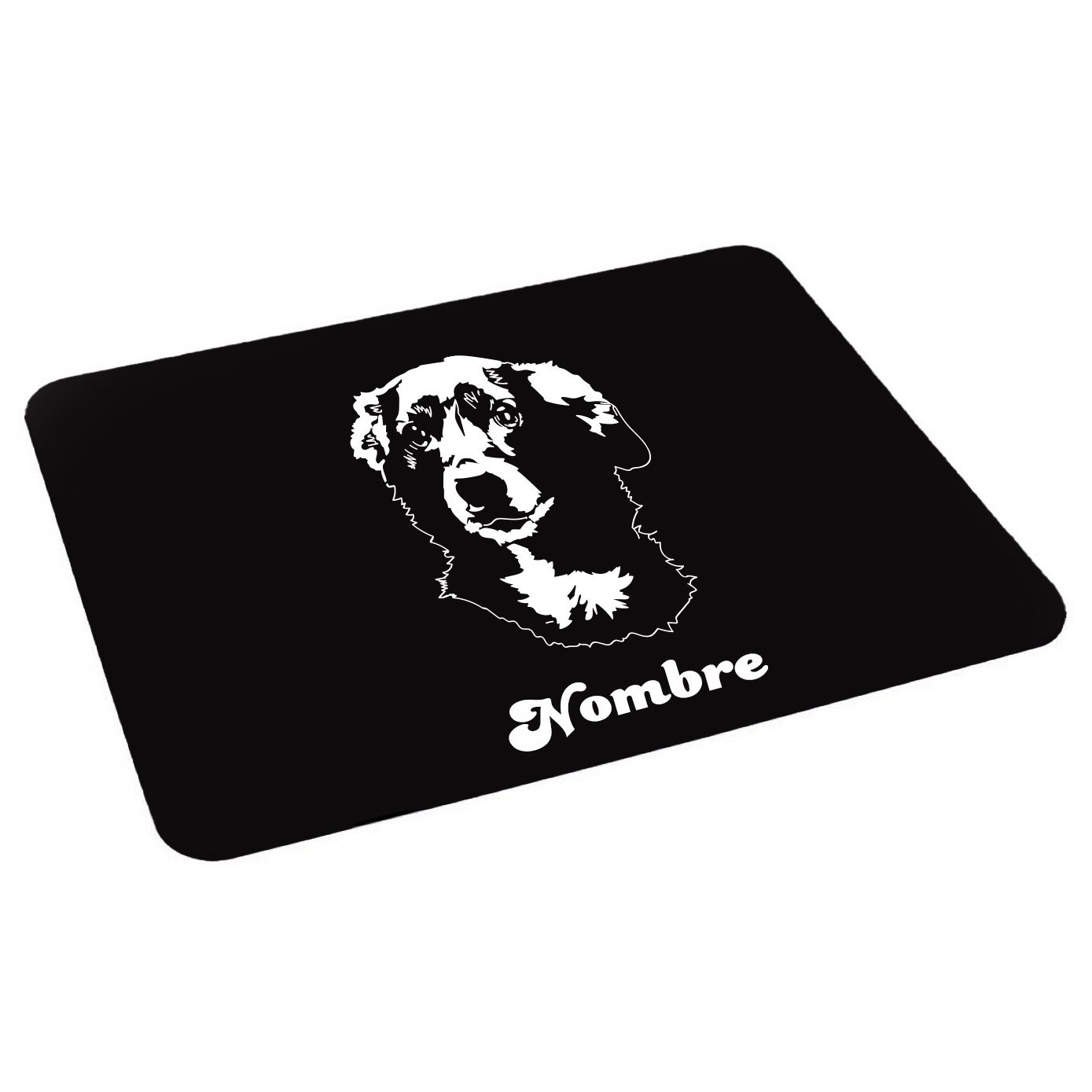 Mouse Pad Rectangular Personalizado Estilo Esténcil
