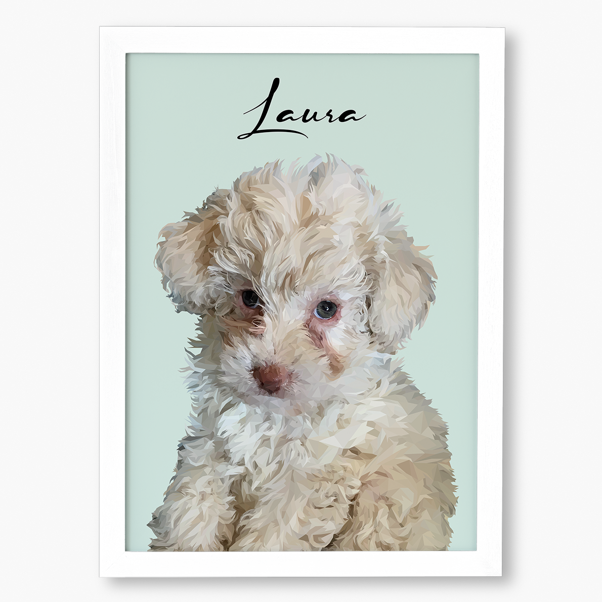 Cuadro Ilustración Busto High Poly