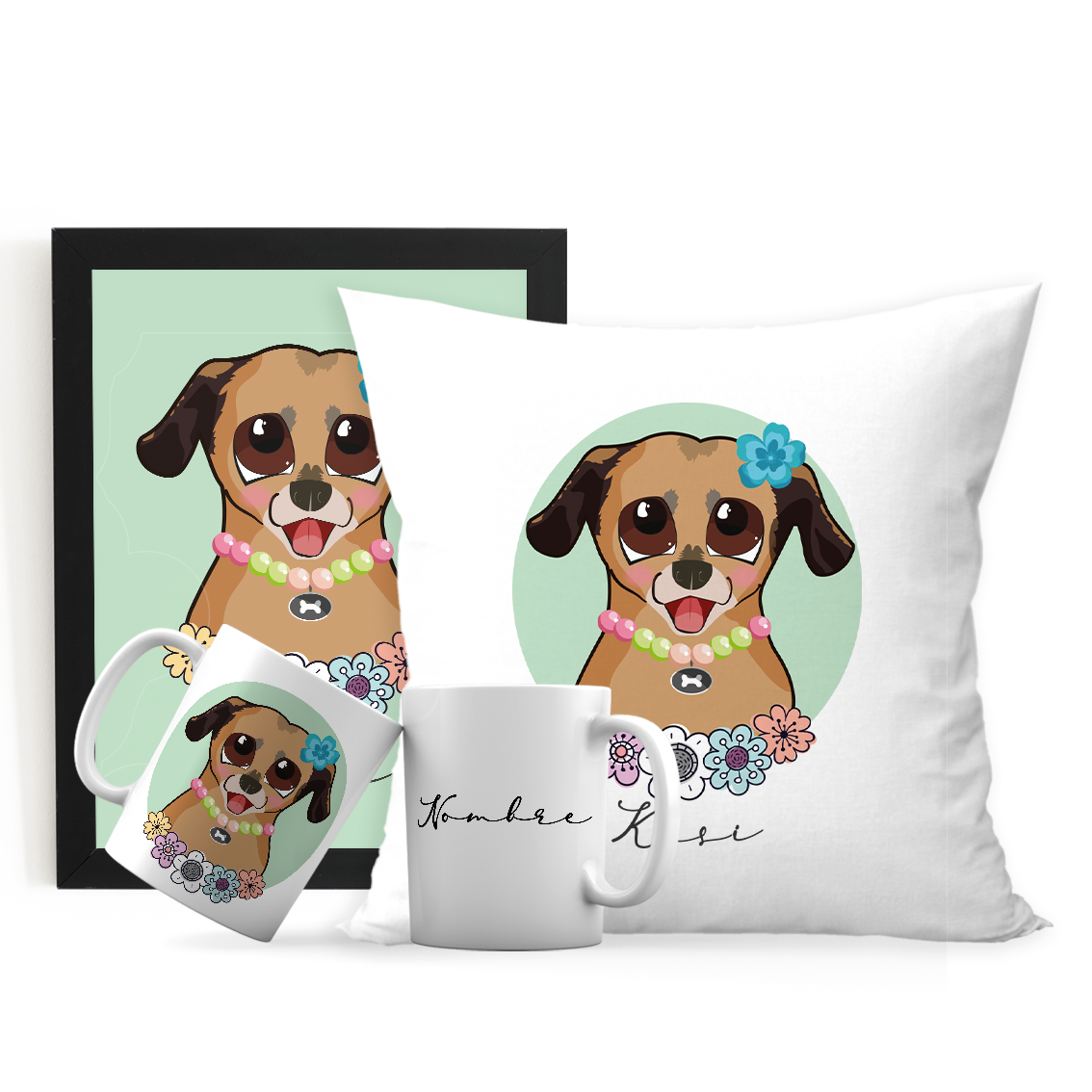 Pack 4 Estilo Caricatura