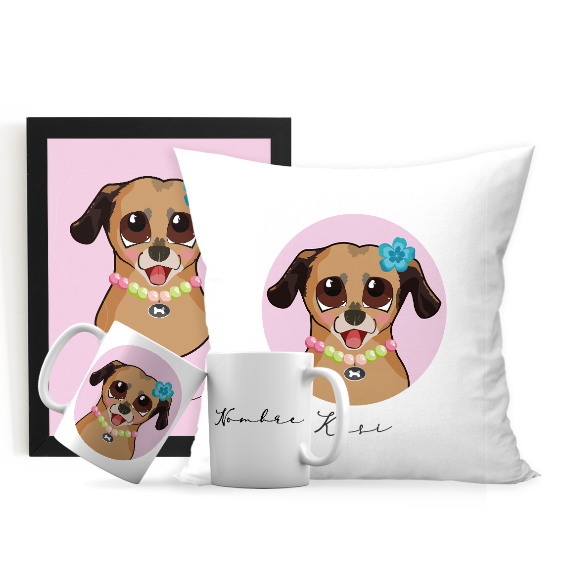 Pack 4 Estilo Caricatura