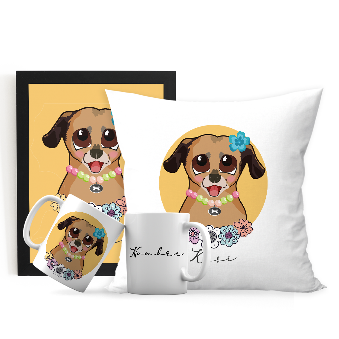 Pack 4 Estilo Caricatura