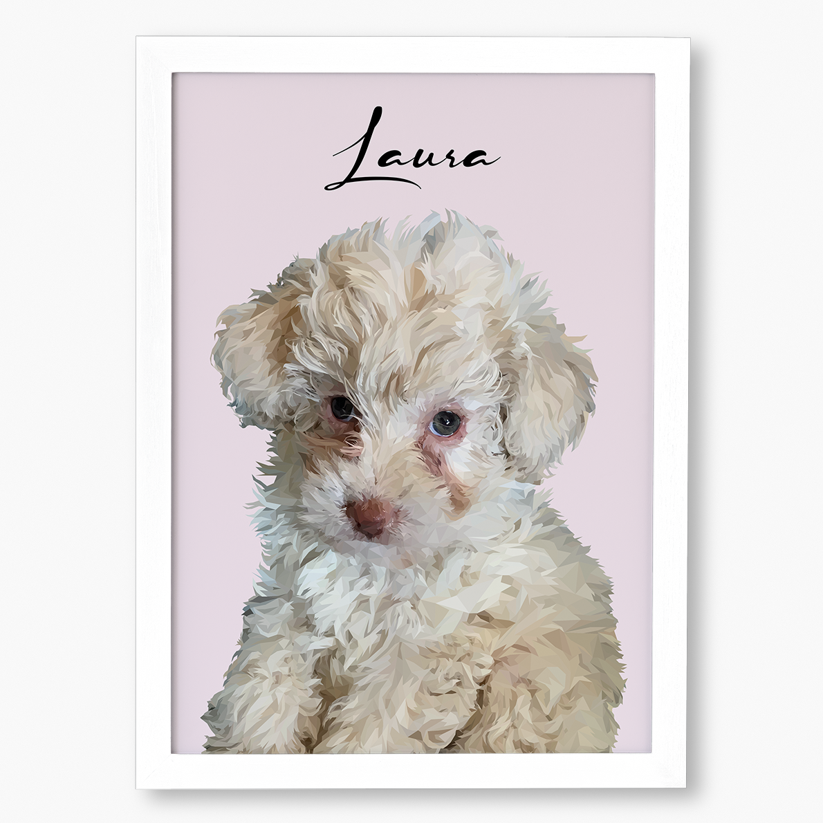 Cuadro Ilustración Busto High Poly