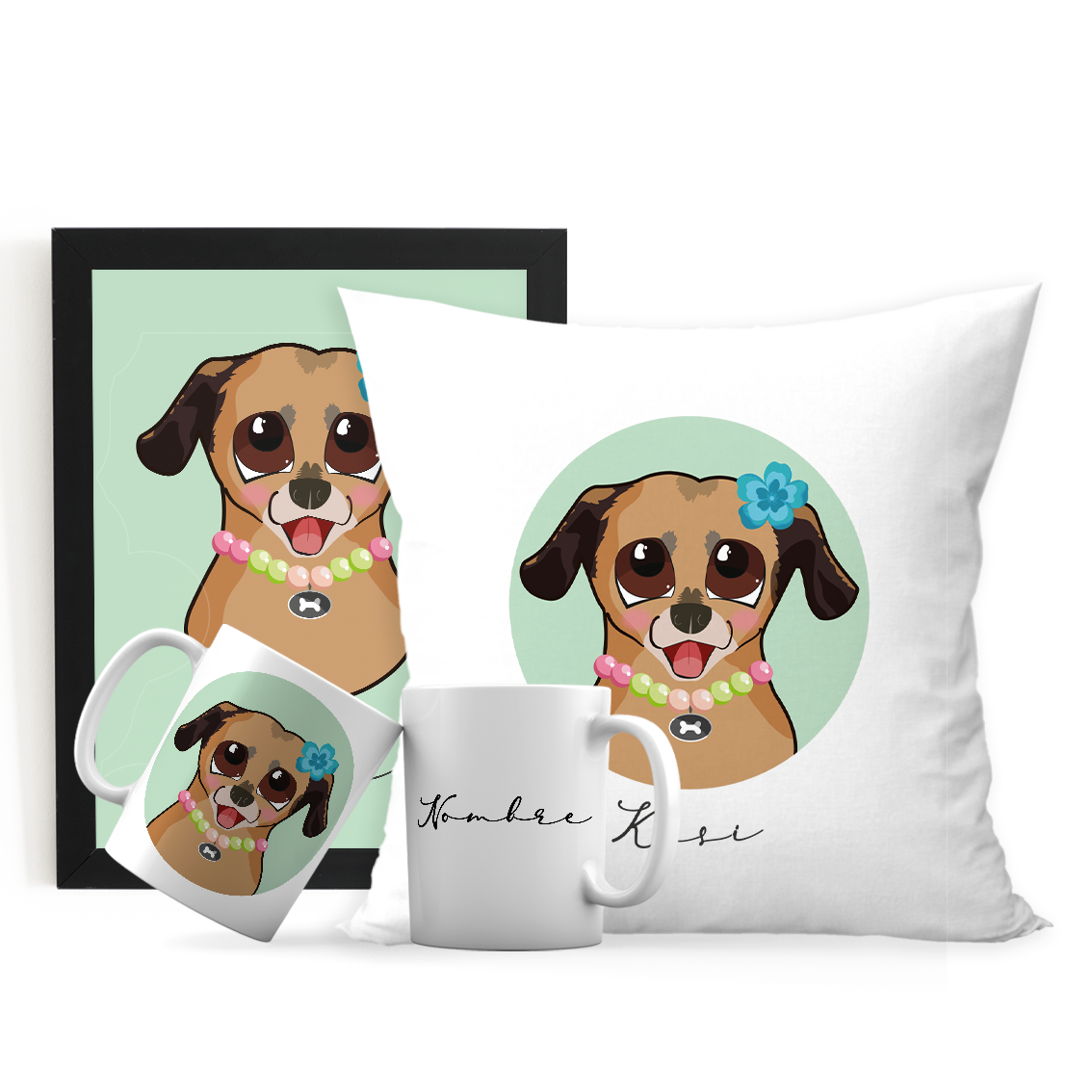 Pack 4 Estilo Caricatura