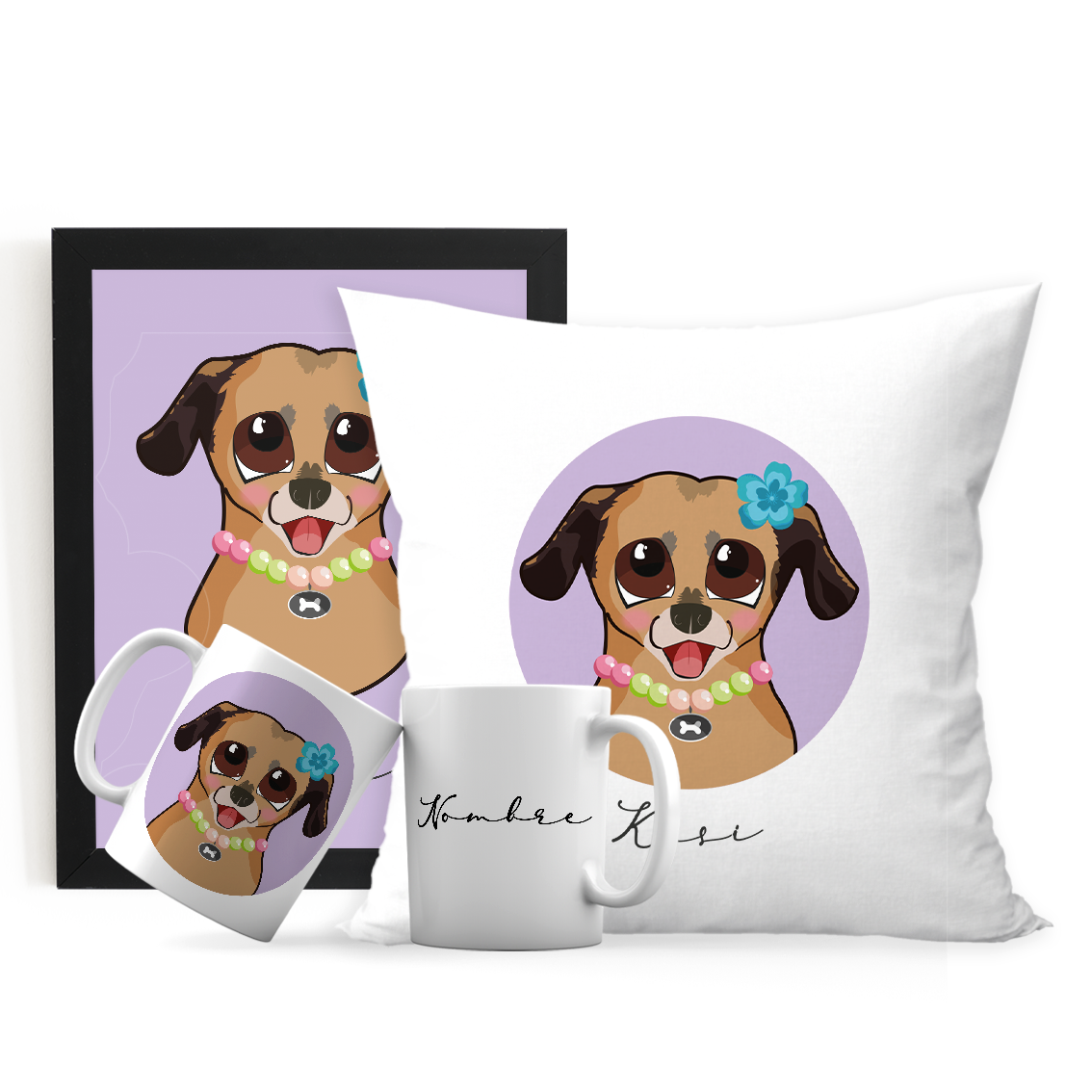 Pack 4 Estilo Caricatura