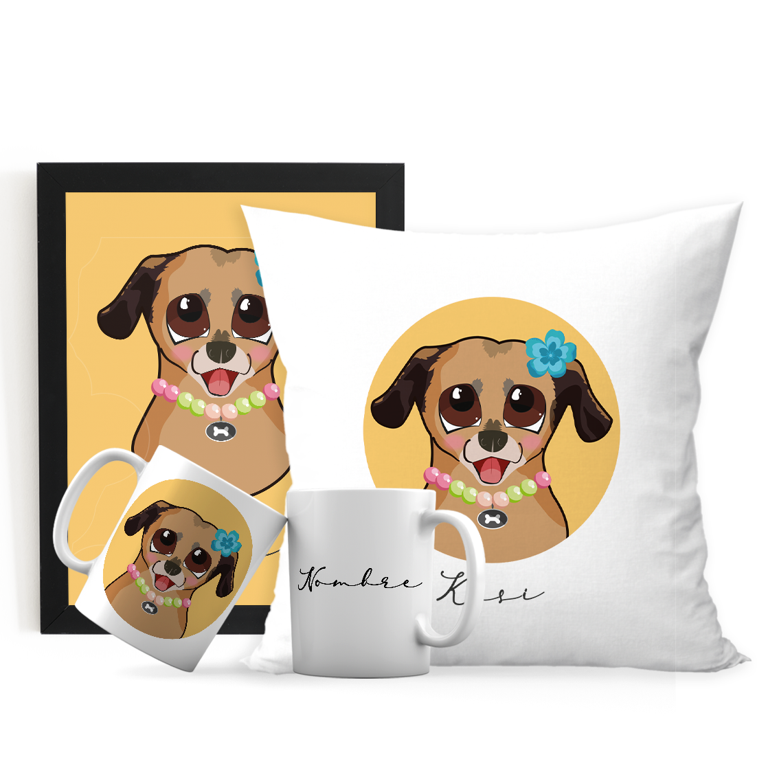 Pack 4 Estilo Caricatura