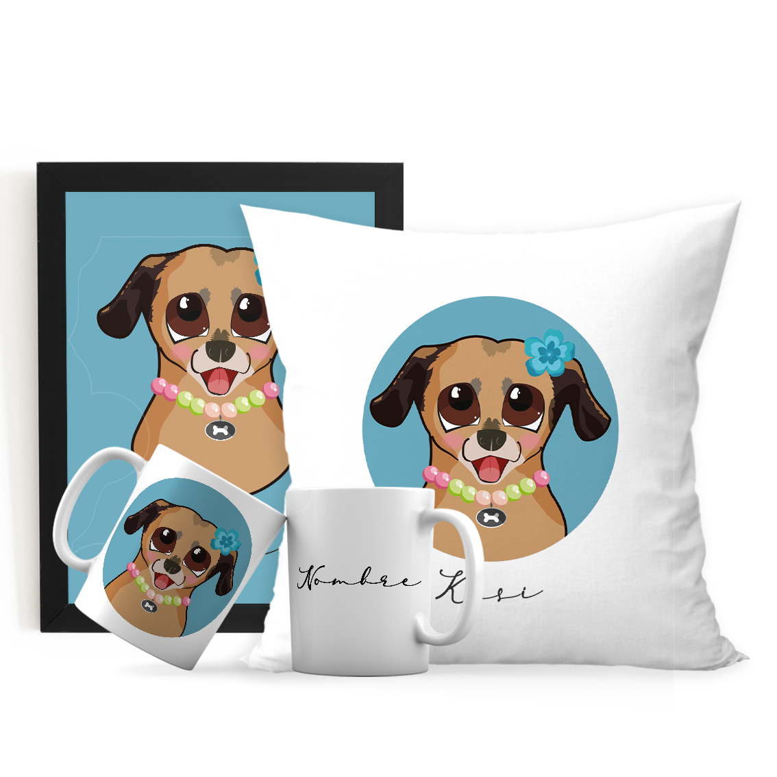 Pack 4 Estilo Caricatura