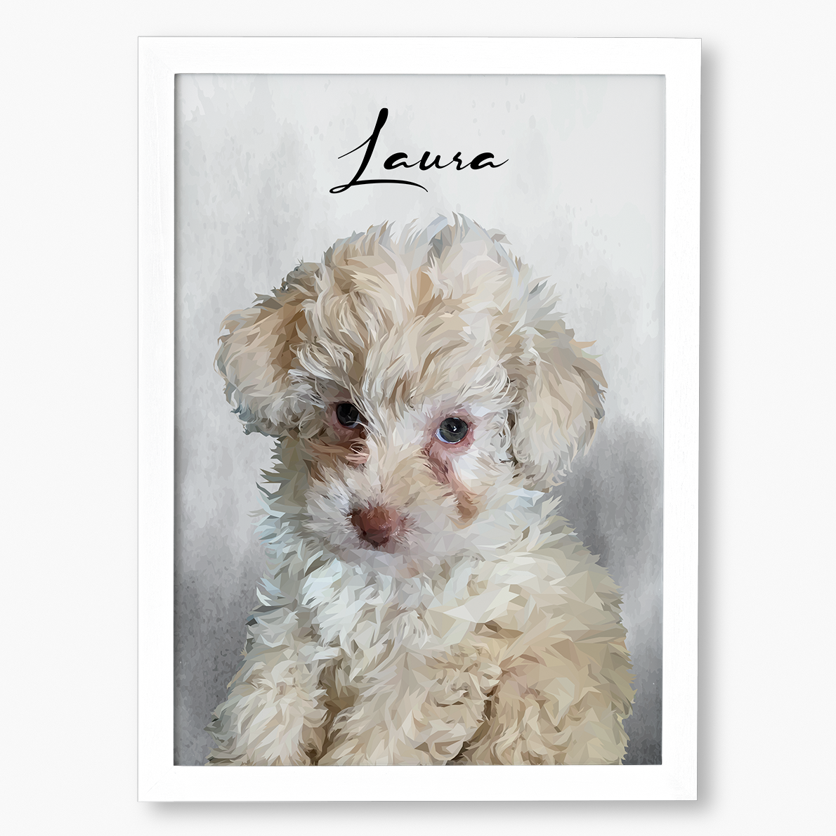 Cuadro Ilustración Busto High Poly