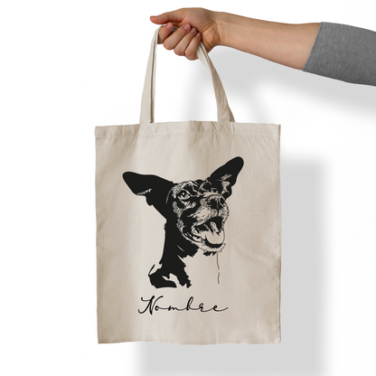 Tote Bag Personalizada Estilo Esténcil