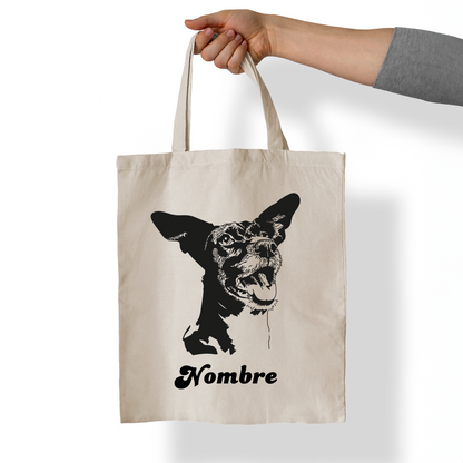 Tote Bag Personalizada Estilo Esténcil