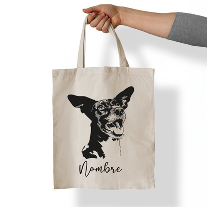 Tote Bag Personalizada Estilo Esténcil
