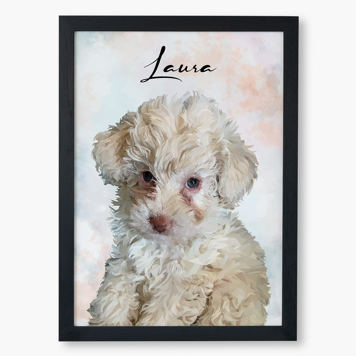 Cuadro Ilustración Busto High Poly