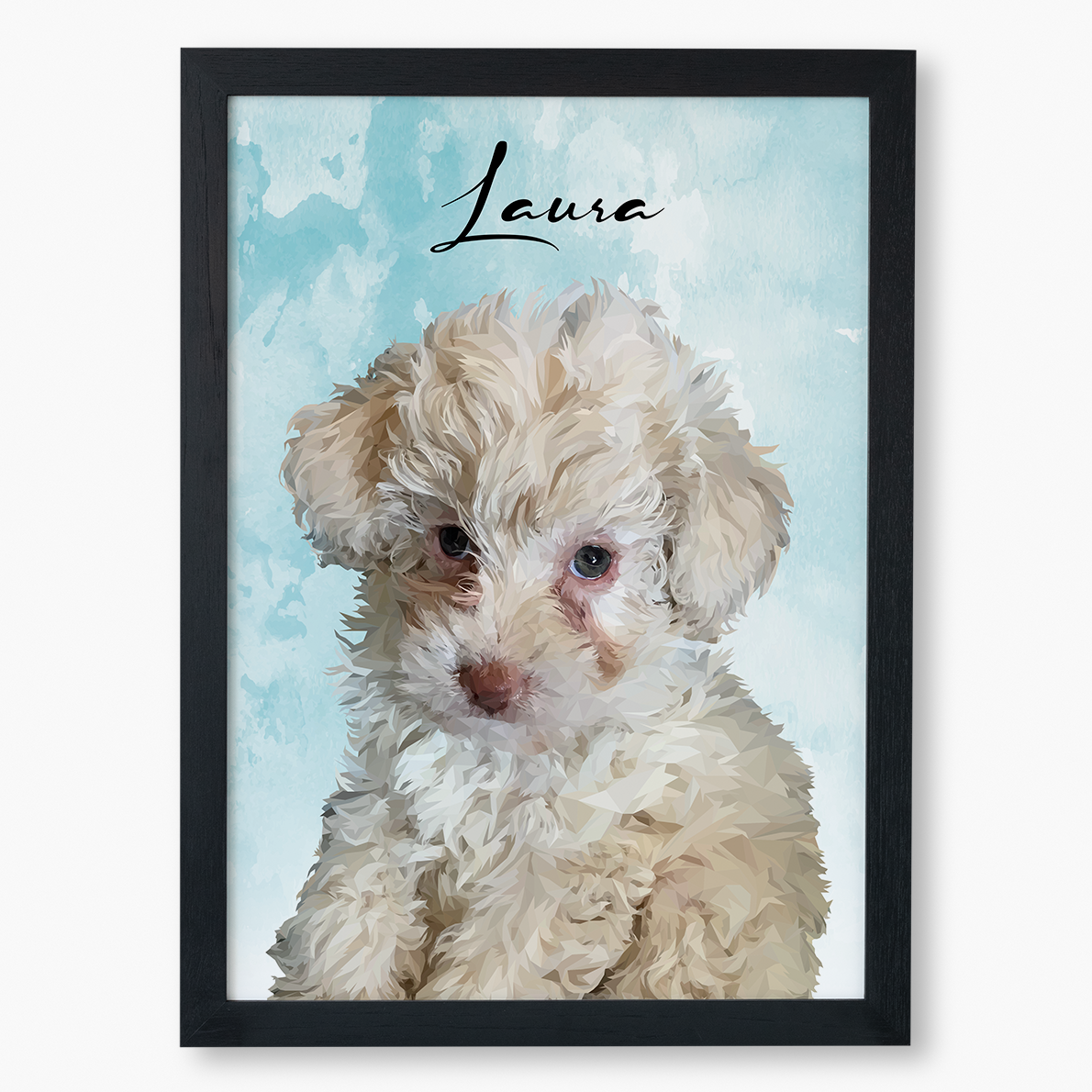 Cuadro Ilustración Busto High Poly