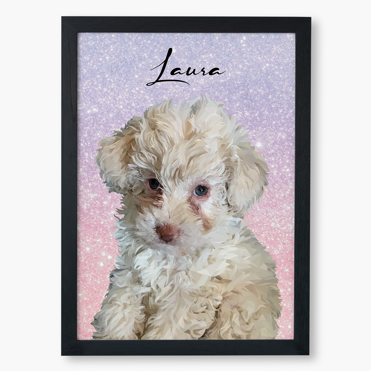 Cuadro Ilustración Busto High Poly