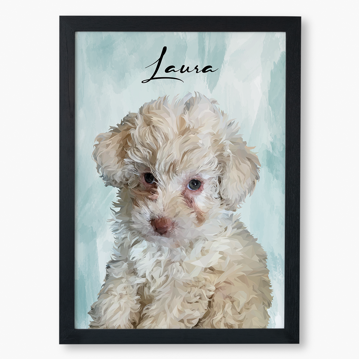 Cuadro Ilustración Busto High Poly