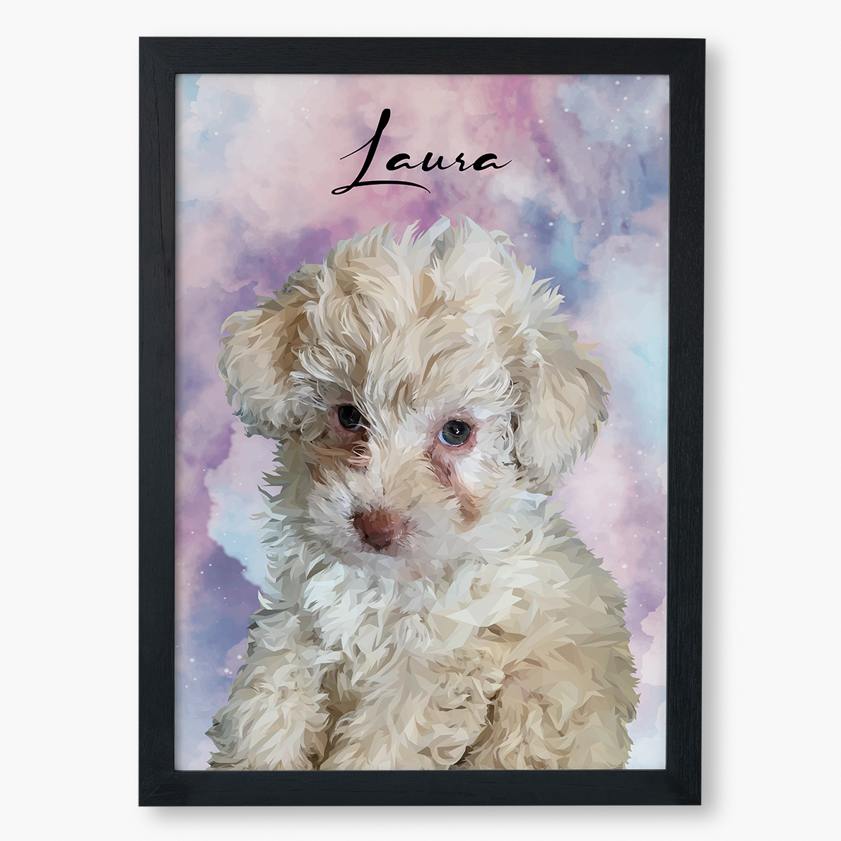 Cuadro Ilustración Busto High Poly