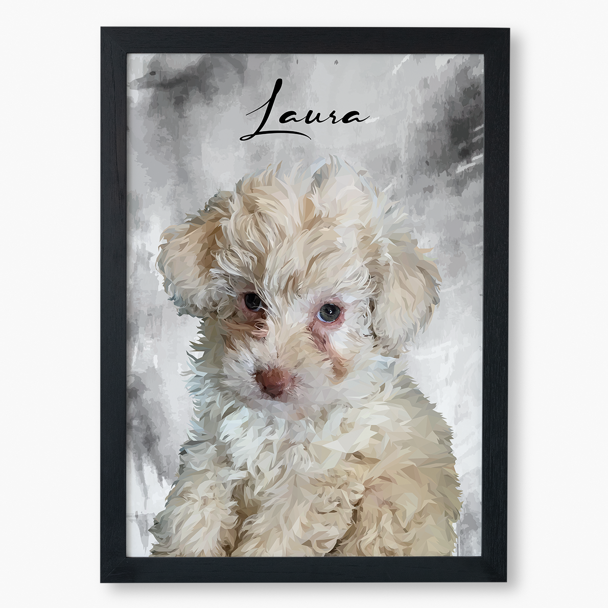 Cuadro Ilustración Busto High Poly