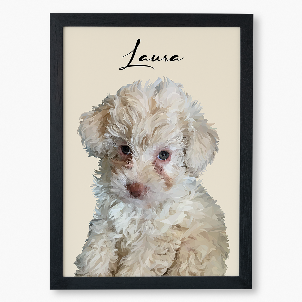 Cuadro Ilustración Busto High Poly