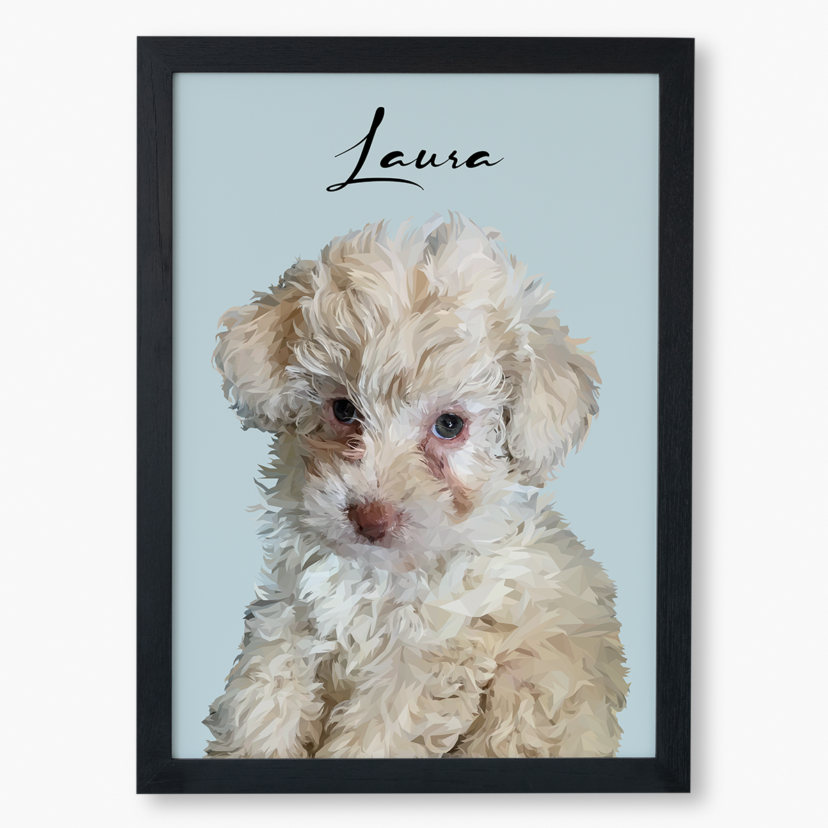 Cuadro Ilustración Busto High Poly