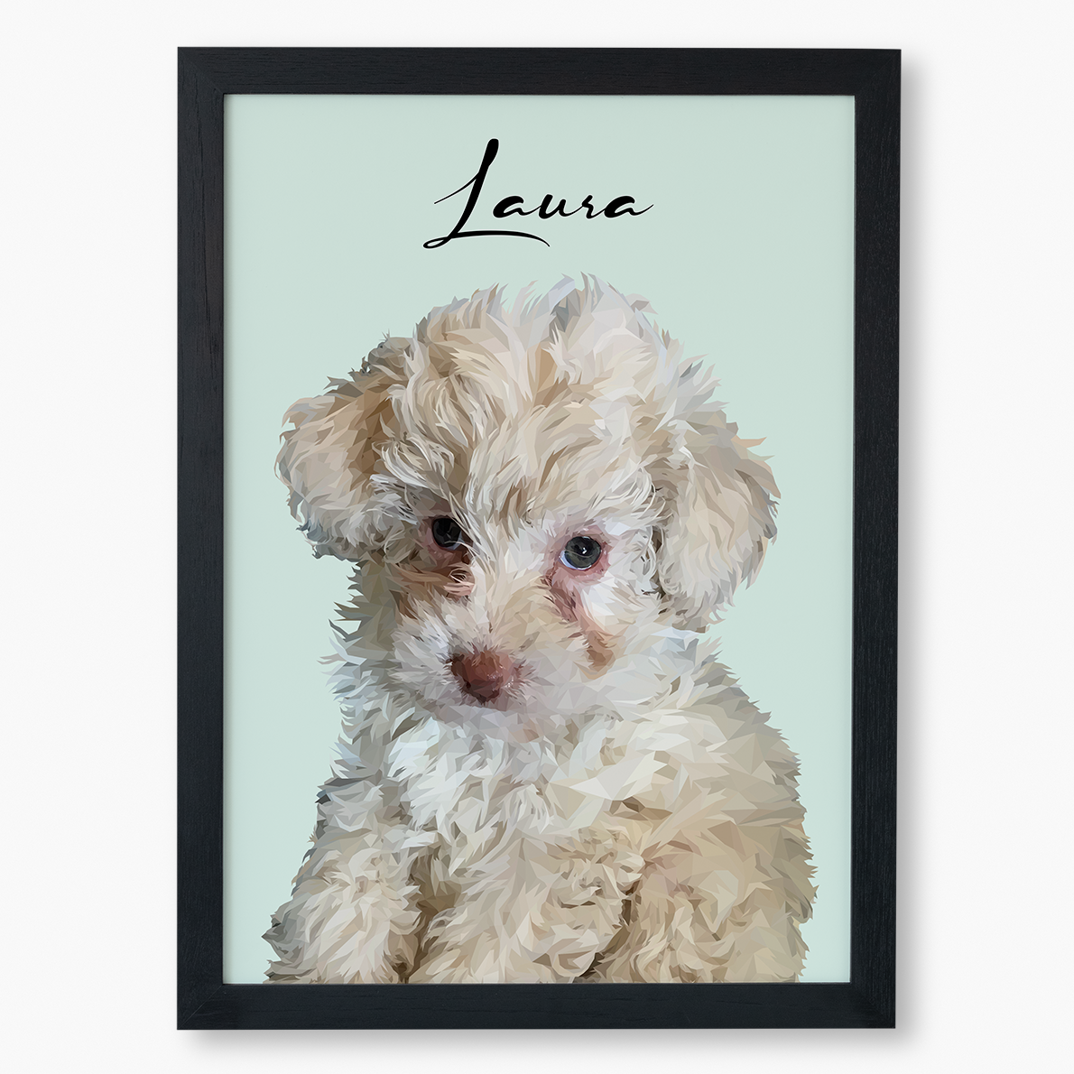 Cuadro Ilustración Busto High Poly