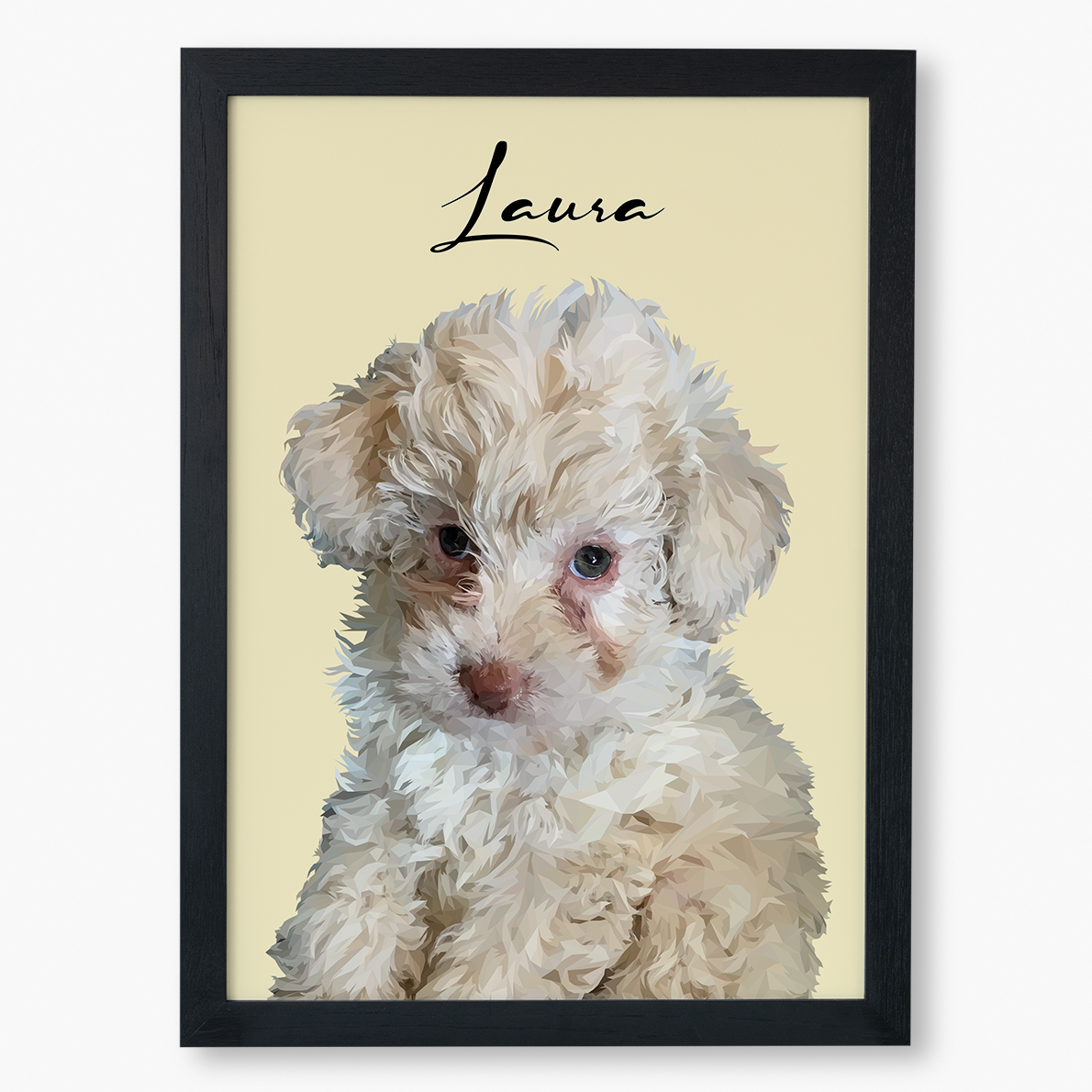 Cuadro Ilustración Busto High Poly