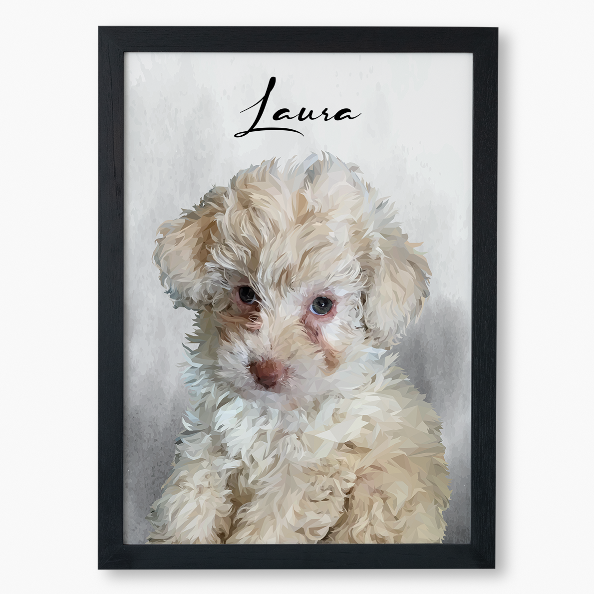 Cuadro Ilustración Busto High Poly