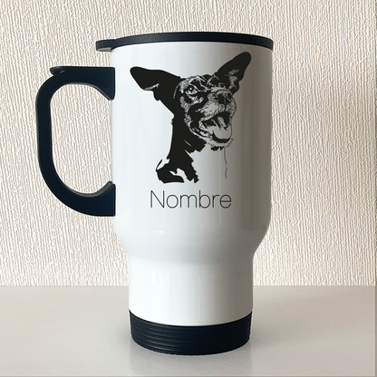 Mug Térmico Personalizado Estilo Estencil