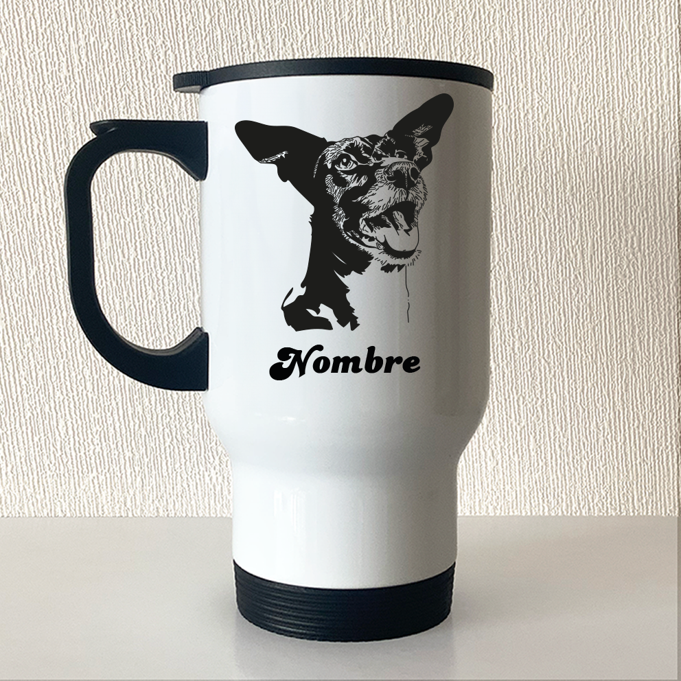 Mug Térmico Personalizado Estilo Estencil