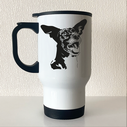 Mug Térmico Personalizado Estilo Estencil