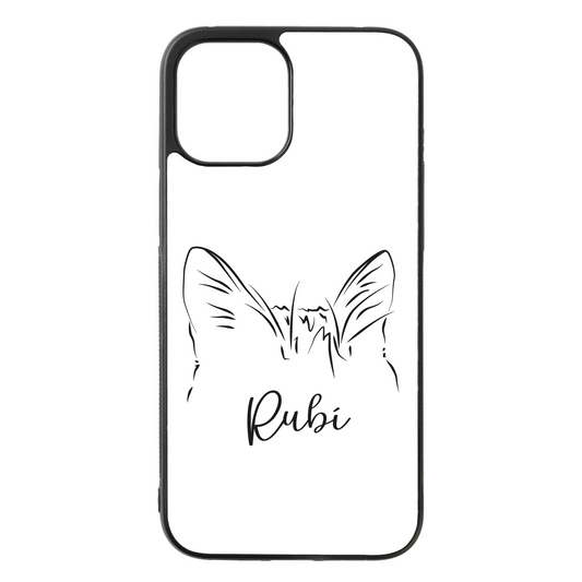 Carcasa Teléfono Personalizada Ilustración Minimalista Orejitas