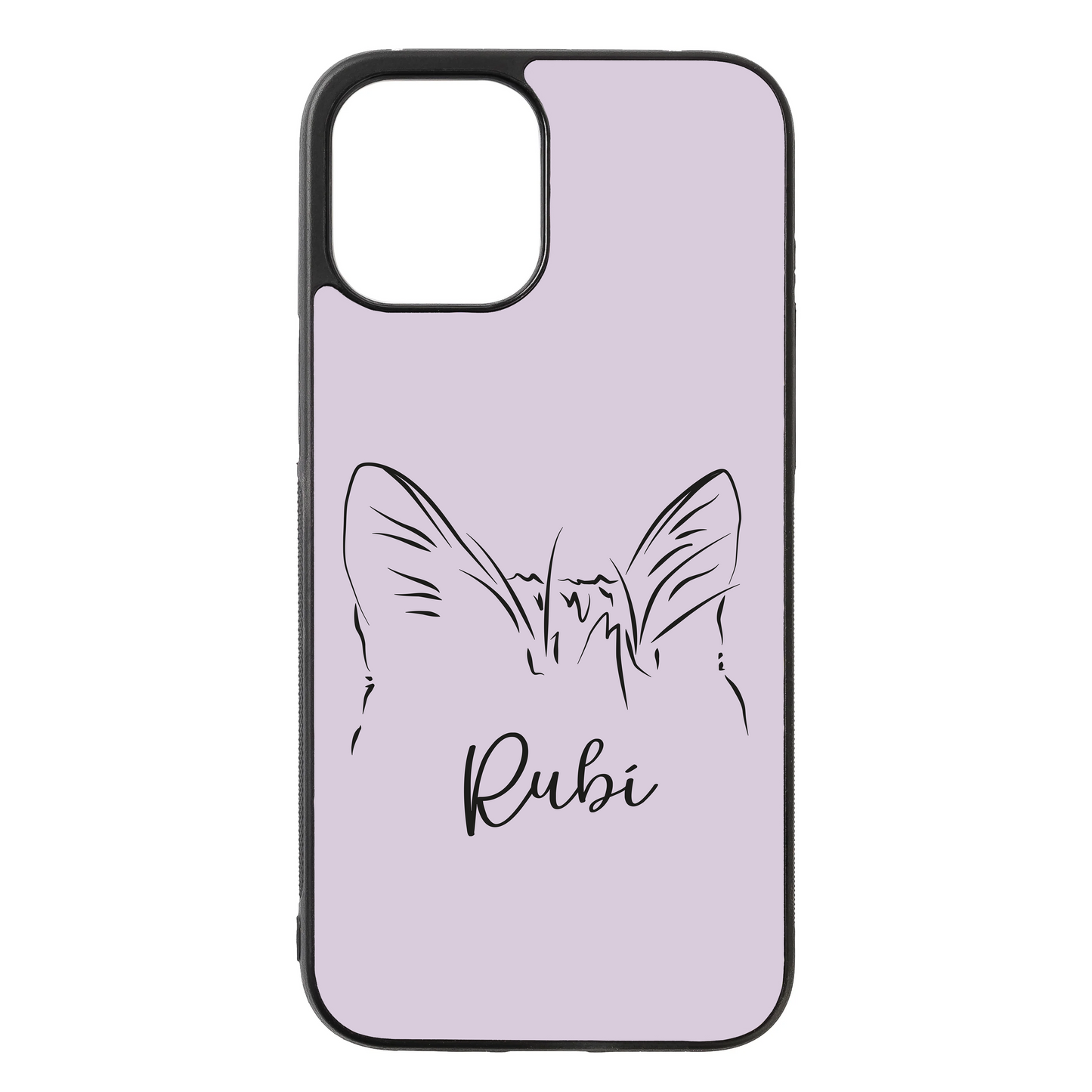 Carcasa Teléfono Personalizada Ilustración Minimalista Orejitas