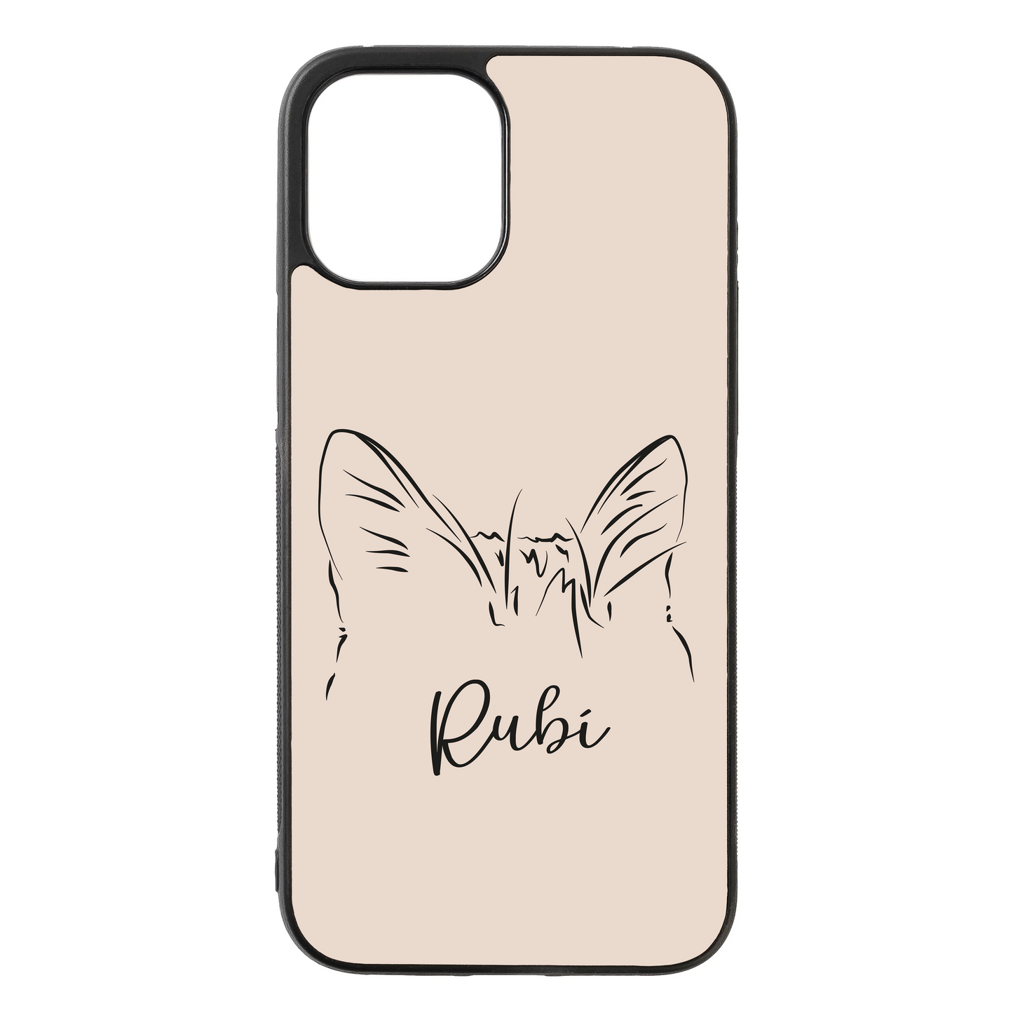 Carcasa Teléfono Personalizada Ilustración Minimalista Orejitas