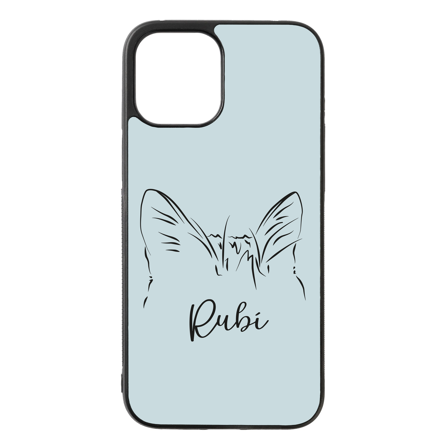 Carcasa Teléfono Personalizada Ilustración Minimalista Orejitas