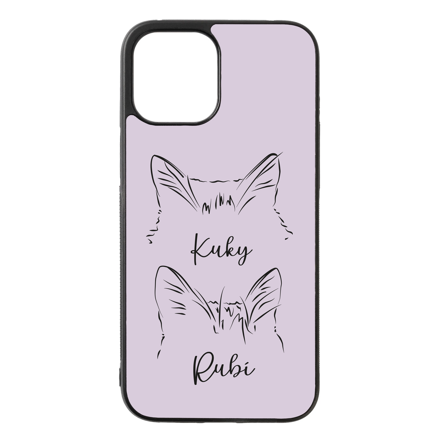 Carcasa Teléfono Personalizada Ilustración Minimalista Orejitas