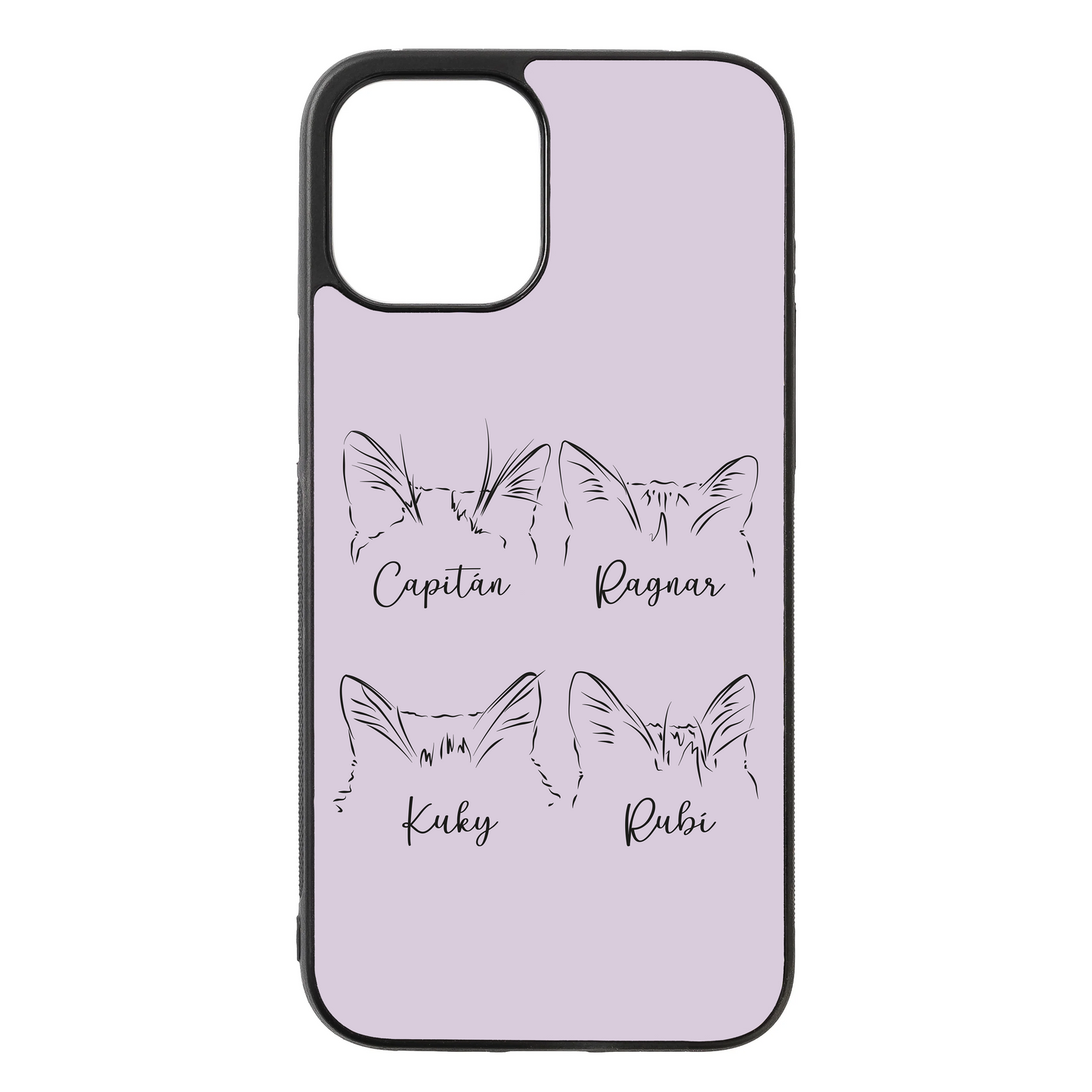 Carcasa Teléfono Personalizada Ilustración Minimalista Orejitas