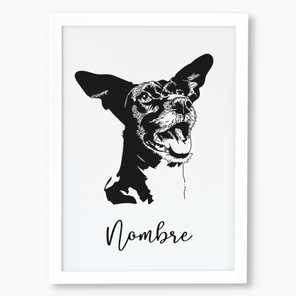 Cuadro Personalizado Estilo Esténcil